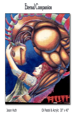 Jason Huth, Eternal Companion painting